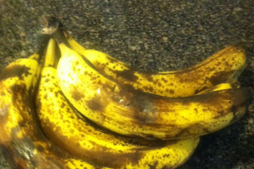 brown spotted bananas