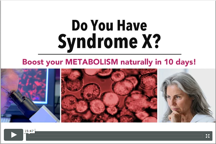 The Metabolic Syndrome X Solution