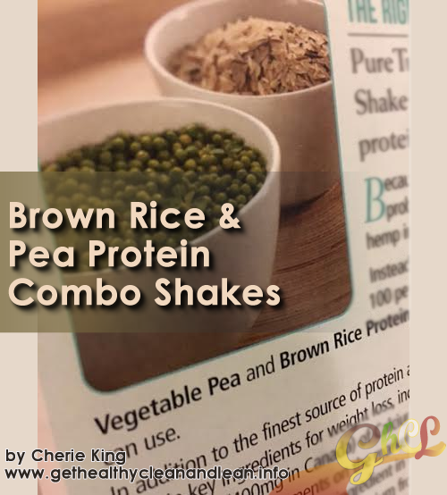 Brown Rice And Pea Protein Combo Shakes