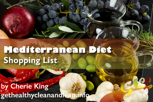 Mediterranean diet shopping list